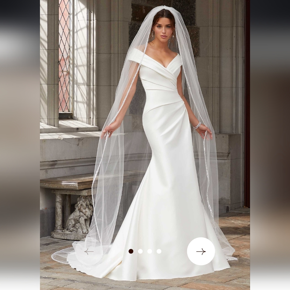 MAKE AN OFFER! Morilee Stacey Wedding Gown- Ivory, Size 12